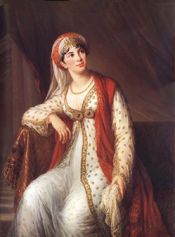 VIGEE-LEBRUN, Elisabeth Madame Grassini in the Role of Zaire oil painting image